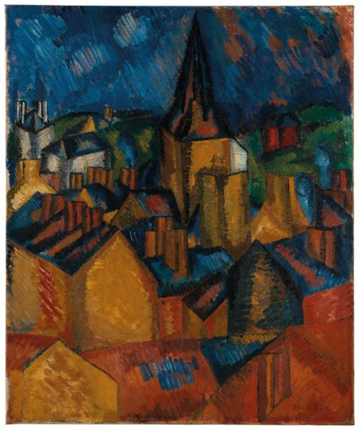 Klocktornet (S:t Vincent-kyrkan i Le Havre) av Raoul Dufy