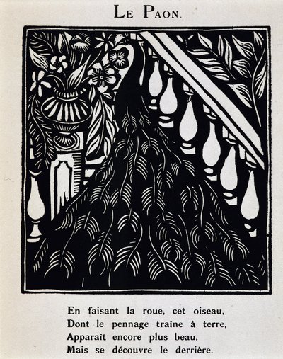 Le peacock - i "Le Bestiaire ou cortege d