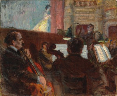 Orkestern i Le Havre av Raoul Dufy