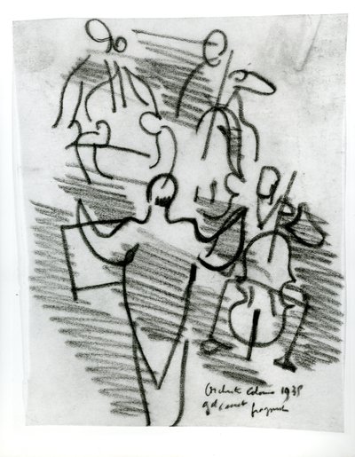 Orchestre Colonne av Raoul Dufy