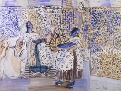Mottagning på Marrakesh; Mottagning på Marrakesh av Raoul Dufy