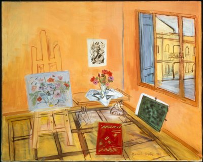 Studio med bukett av Raoul Dufy