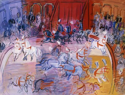 The Big Top, ca 1935 (olja på duk) av Raoul Dufy