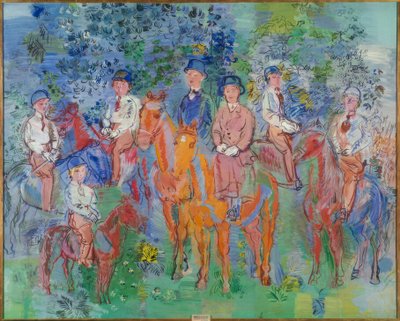 Ryttarna i skogen av Raoul Dufy