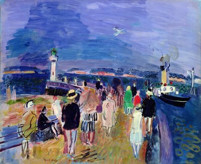 Piren vid Honfleur av Raoul Dufy