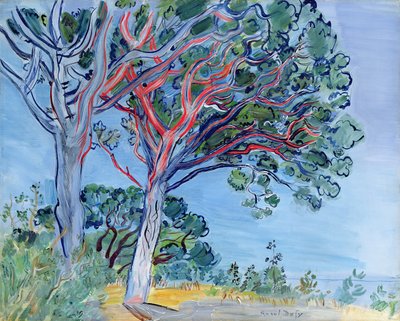 Den röda tallen av Raoul Dufy