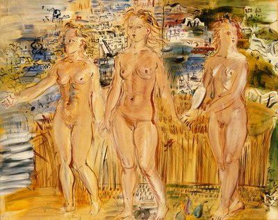 De tre gracerna; Les Trois Graces av Raoul Dufy