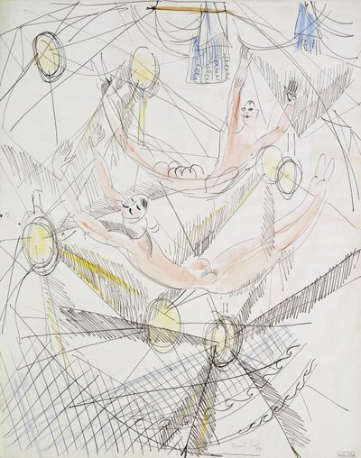 Trapezen; Les Trapezistes av Raoul Dufy