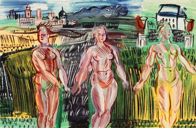 Seineflodens vatten av Raoul Dufy