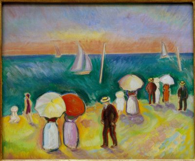 Stranden i Sainte-Adresse av Raoul Dufy