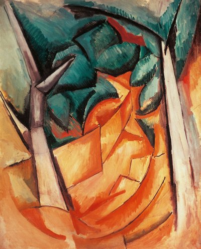 Träd vid Estaque av Raoul Dufy
