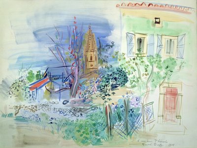 Utsikt över Perpignan av Raoul Dufy