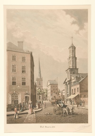 Wall Street 1820 av Raoul Varin
