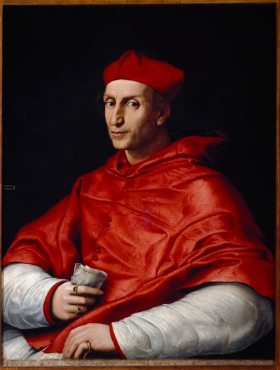 Porträtt av Bernardo Dovizi da Bibbiena av Raphael