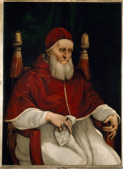 Porträtt av påven Julius II av Raphael