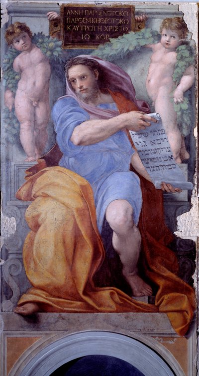 Profeten Jesaja (fresk av Raphael