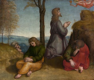 The Agony in the Garden, c.1504 (olja på trä) av Raphael