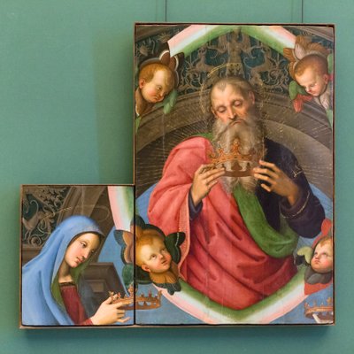 Der ewige Vater und die Jungfrau von Raphael (1483-1520)