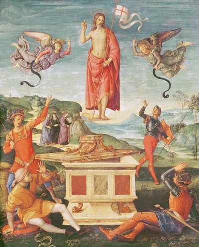 The Resurrection of Christ, ca 1502 (olja på panel) av Raphael