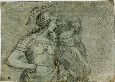 Alkibiades och två filosofer av Raphael