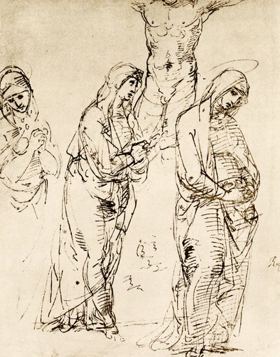 Design till Guds moder under korset av Raffaello Sanzio Raphael