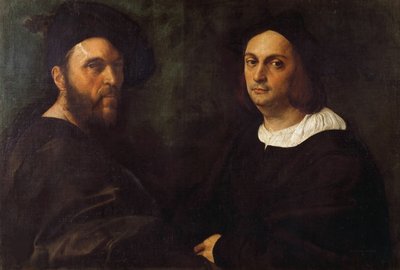 Dubbelporträtt, ca. 1516. av Raphael