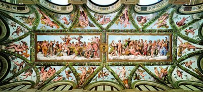 Loggia av Amor och Psyke, Villa Farnesina, 1517-1518. av Raphael