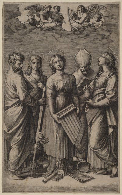 Sankta Cecilia av Raphael