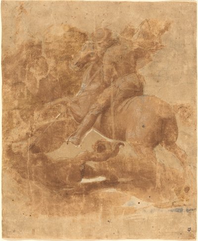 Sankt Georg och draken av Raphael
