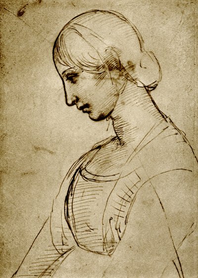Studera på en Madonna av Raffaello Sanzio Raphael