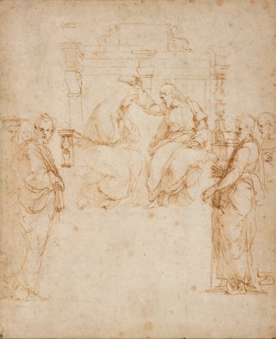 Jungfruns kröning, tidigt 1500-tal av Raphael