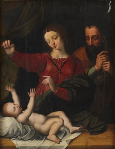 Den heliga familjen av Raphael