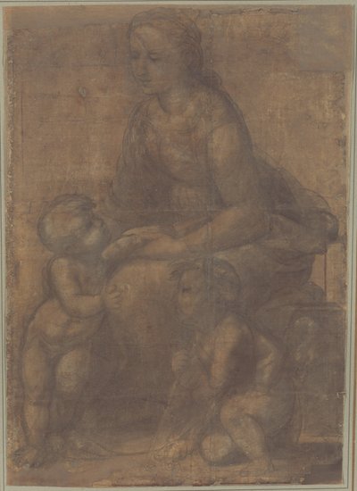 Madonnan och barnet med Johannes Döparen av Raphael