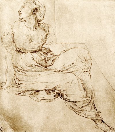 Muse Erato av Raffaello Sanzio Raphael