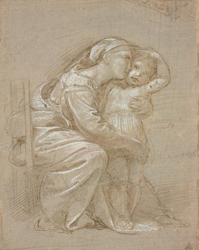 Jungfrun och barnet, tidigt 1500-tal av Raphael