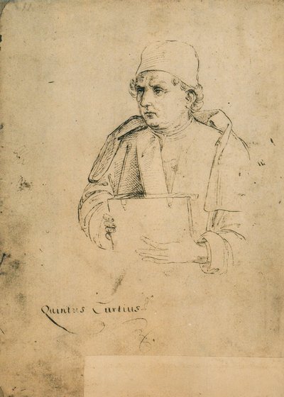 Quinto Curzio Rufo; teckning av Raphael. Gallerie dellAccademia, Venedig av Raffaello Sanzio Raphael