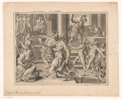 Festföretag av Raphael Custos (attributed to)