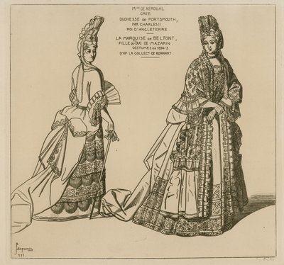 Dräkter från 1694-5 av Raphael Jacquemin