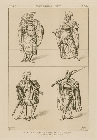 Grevar av Holland och Flandern, 1400-talet av Raphael Jacquemin