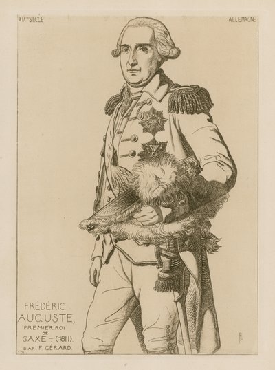 Fredrik Augustus, den första kungen av Sachsen (1811) av Raphael Jacquemin