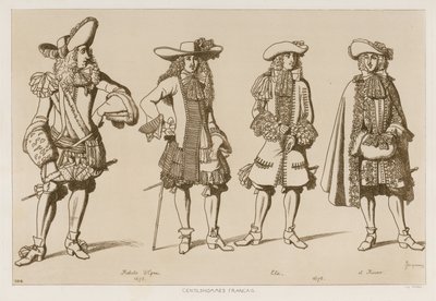 Franska herrar från 1600-talet av Raphael Jacquemin