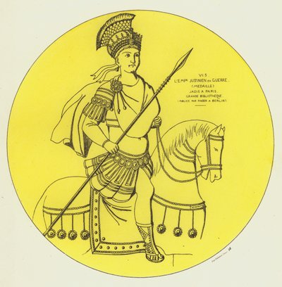 Kejsar Justinianus i krig av Raphael Jacquemin