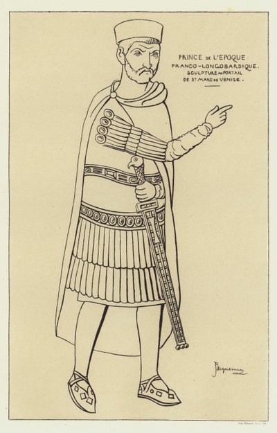 Prins franco-longobardique av Raphael Jacquemin