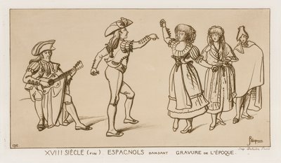 Spanska dansare i slutet av 1700-talet av Raphael Jacquemin