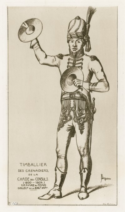 Timbalier av grenadjärerna för konsulgardet (1800-1804) av Raphael Jacquemin