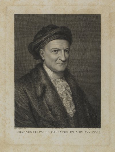 Johannes Vulpatus Caelator Eximus Ann. LXVII av Raphael Morghen