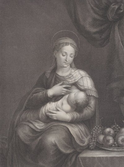 Madonna del Latte, 1815. av Raphael Morghen