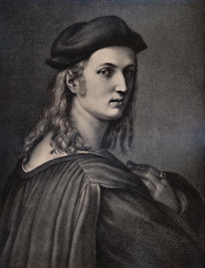 Raphael Sanzio, italiensk renässanskonstnär, 1700- eller 1800-talet 1894 av Raphael Morghen