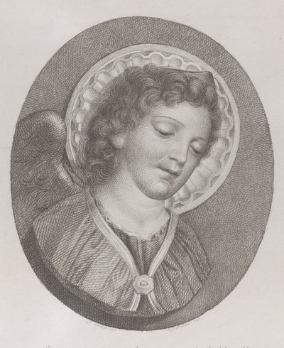 Ärkeängeln Gabriel, 1800 av Raphael Morghen