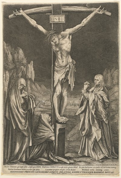 Den lilla korsfästelsen, 1605. av Raphael Sadeler